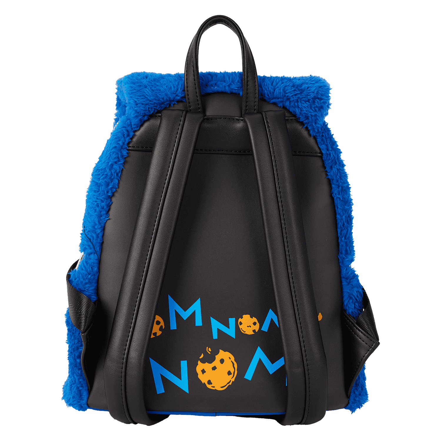 Sesame Street Cookie Monster Plush Cosplay Mini Backpack With Coin Bag - Image 12