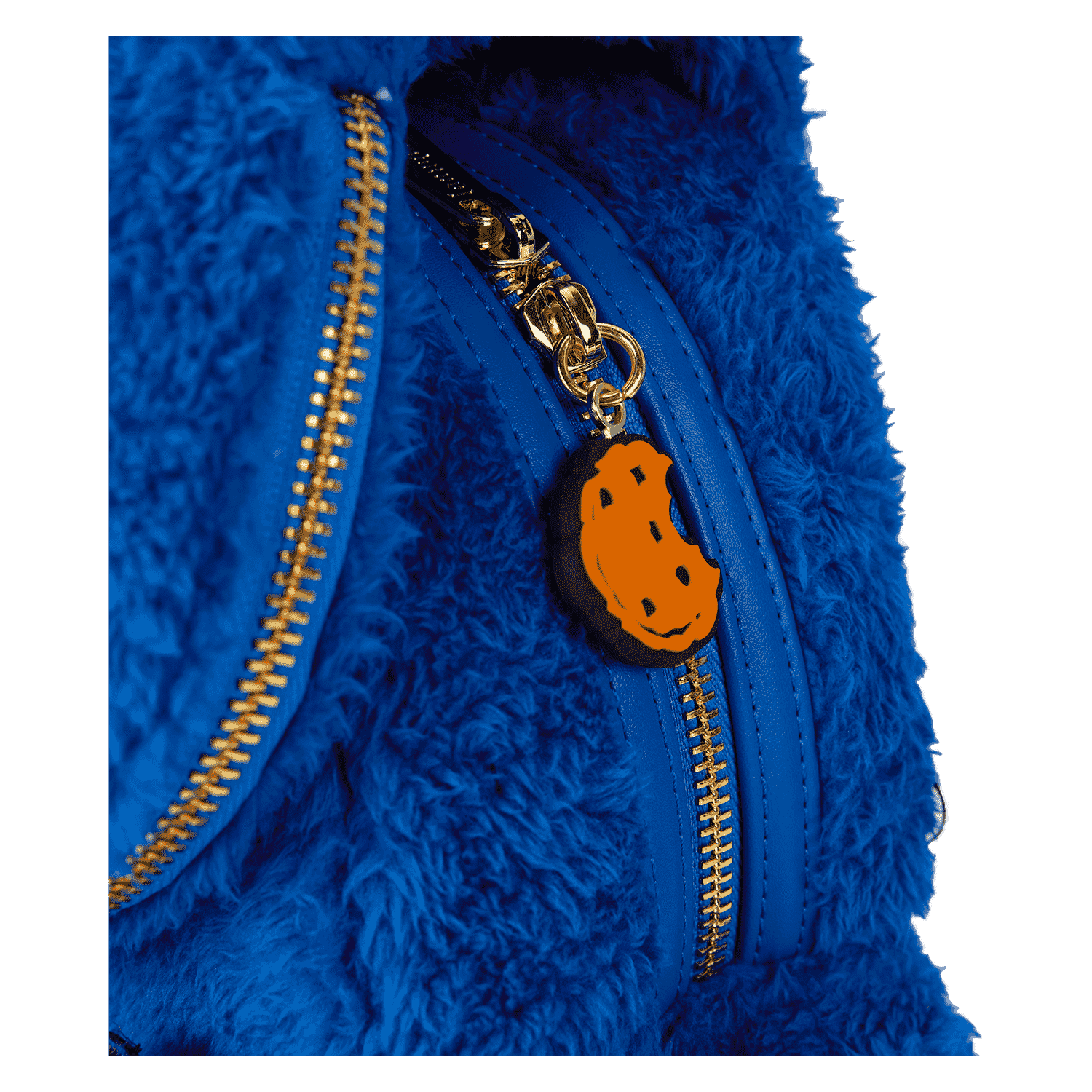 Sesame Street Cookie Monster Plush Cosplay Mini Backpack With Coin Bag - Image 11