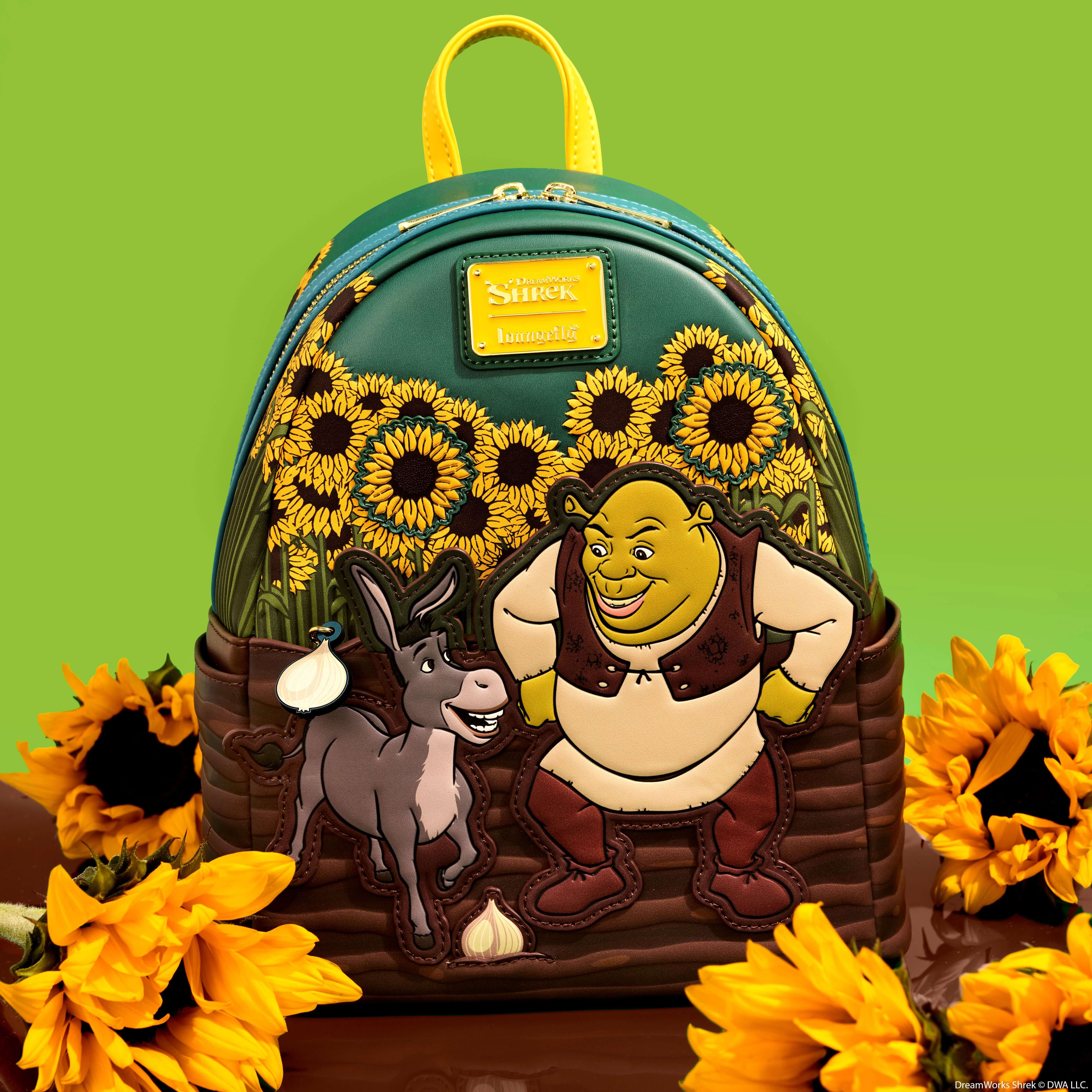 Shrek & Donkey Sunflower Field Mini Backpack - Image 2