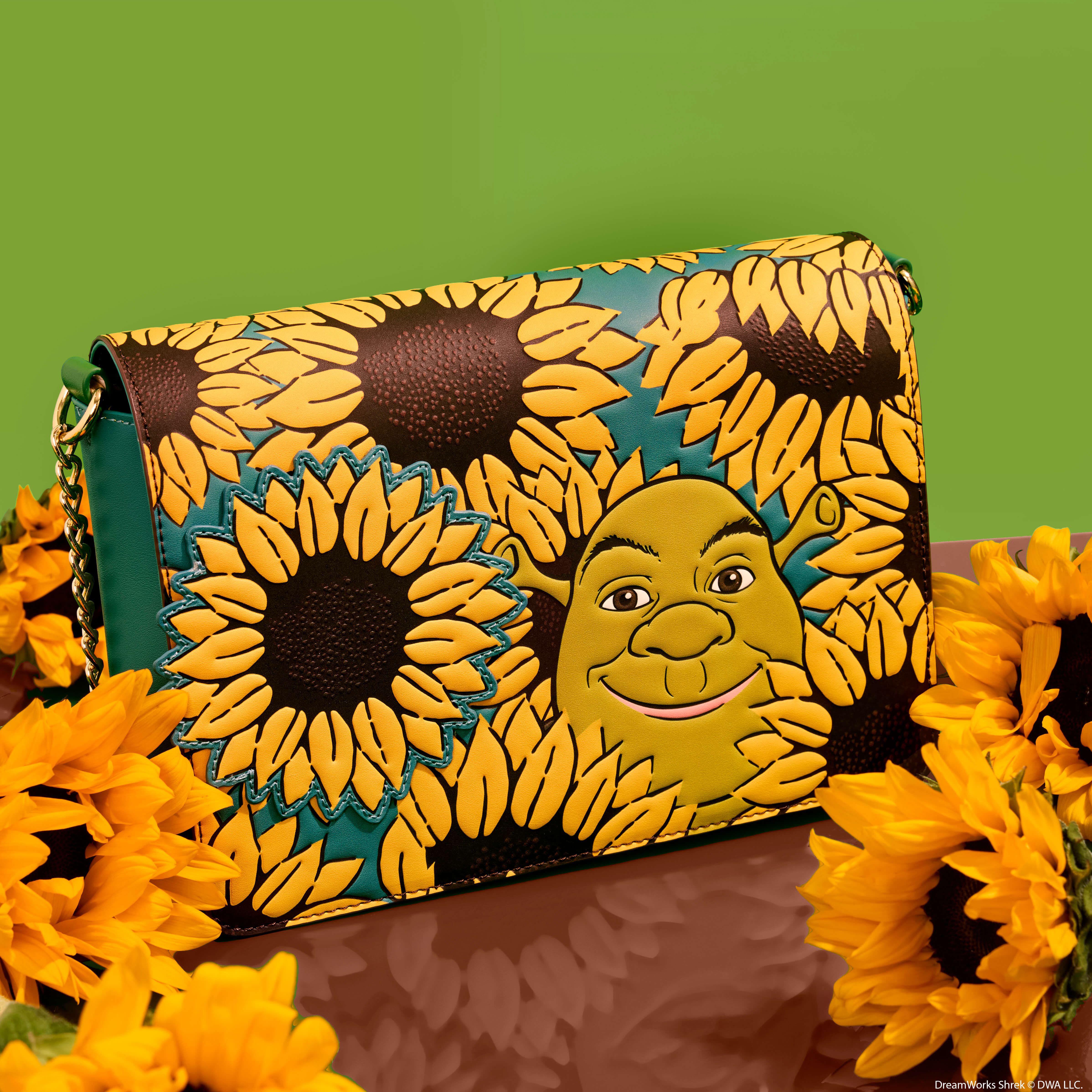 Shrek & Donkey Sunflower Field Crossbody Bag - Image 2