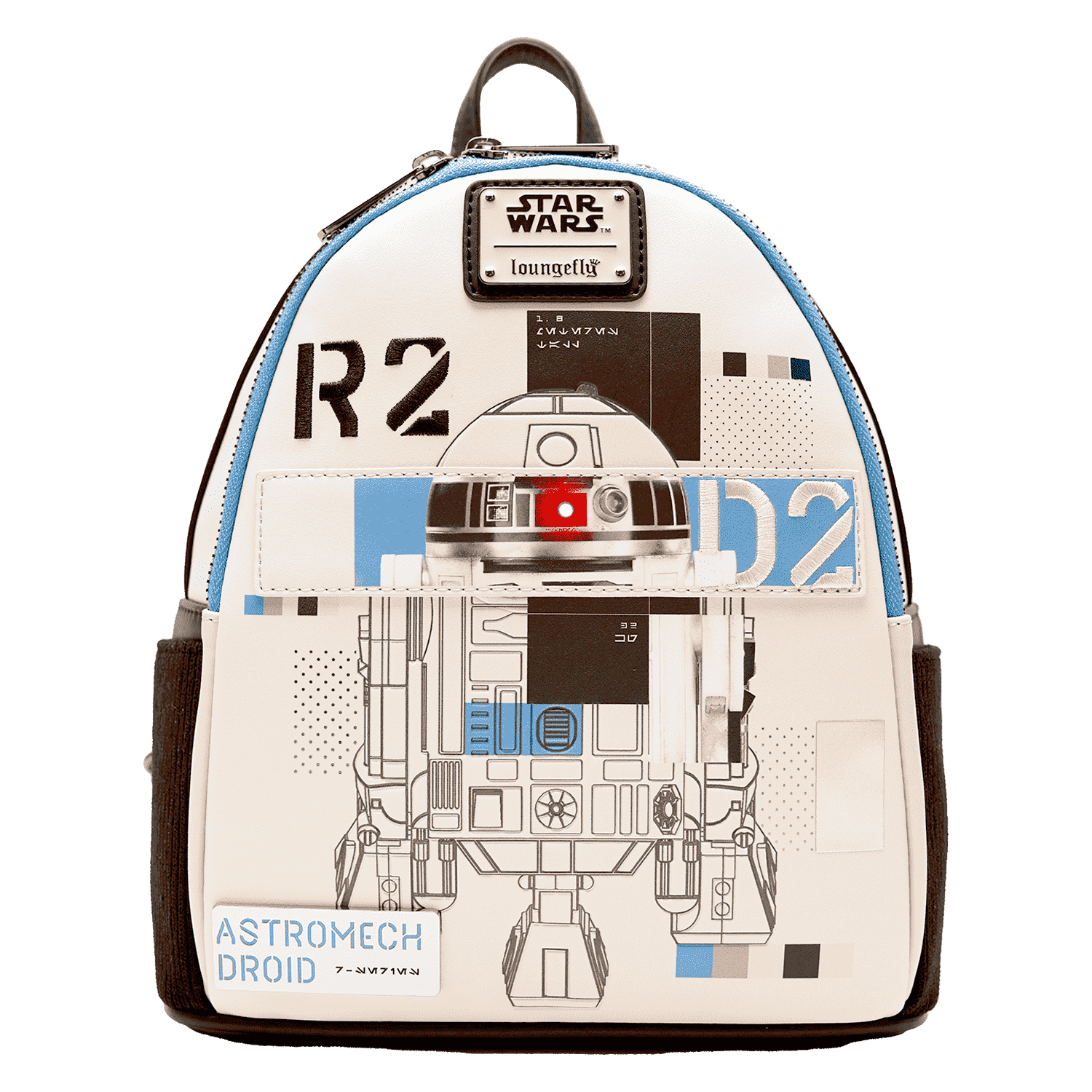 Star Wars: The Power of the Force R2-D2 Astromech Droid Light Up Mini Backpack - Image 4