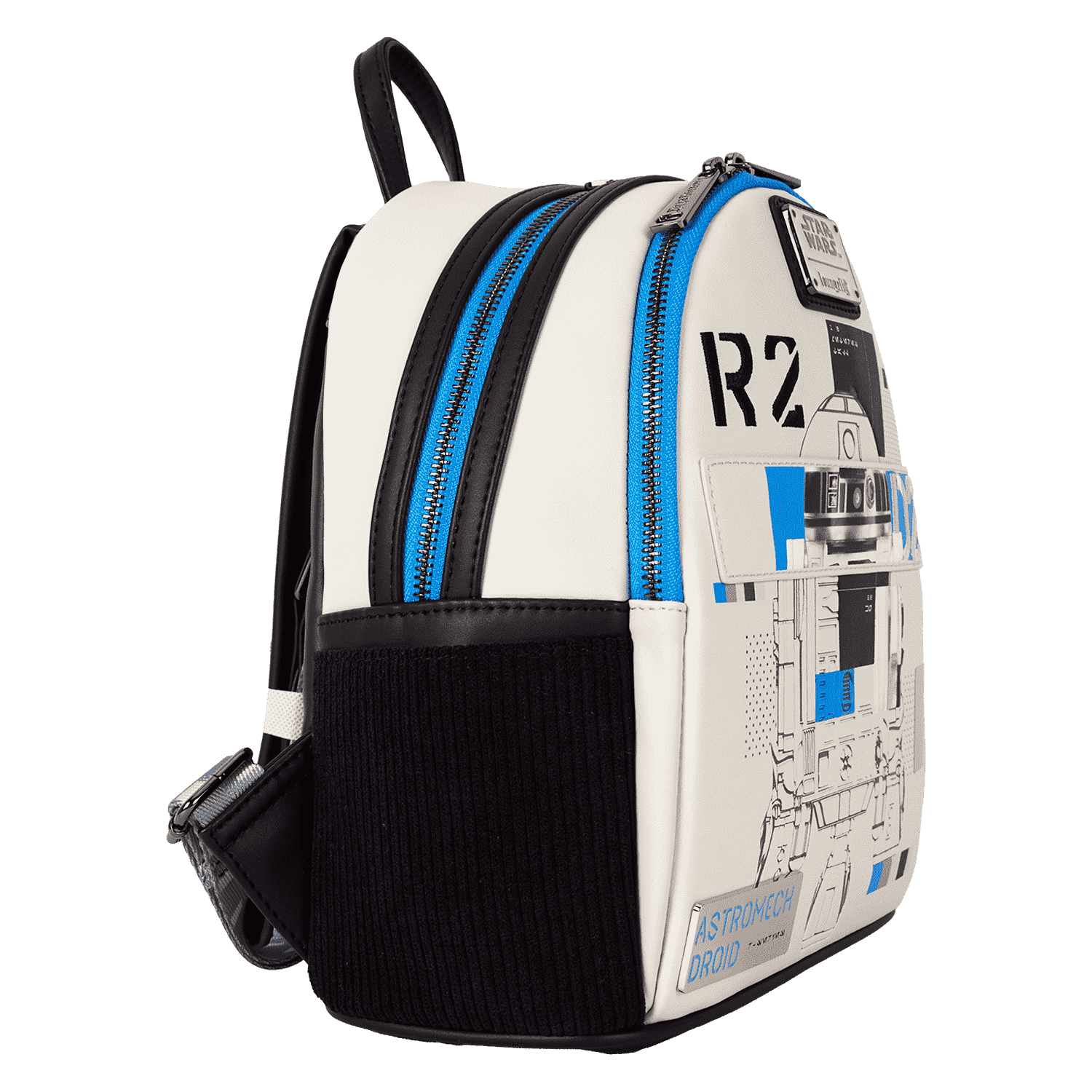 Star Wars: The Power of the Force R2-D2 Astromech Droid Light Up Mini Backpack - Image 6