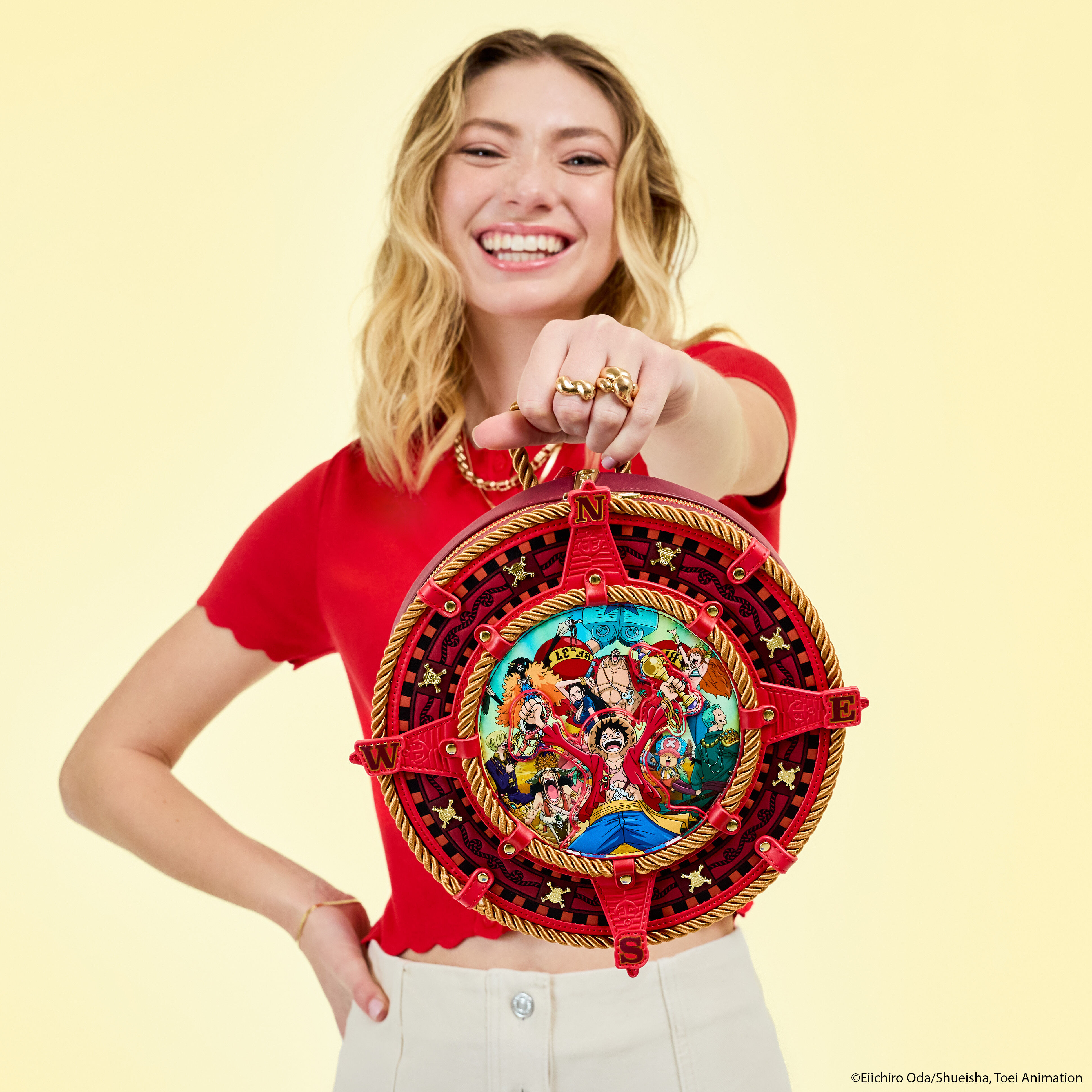 One Piece Compass Figural Mini Backpack - Image 2