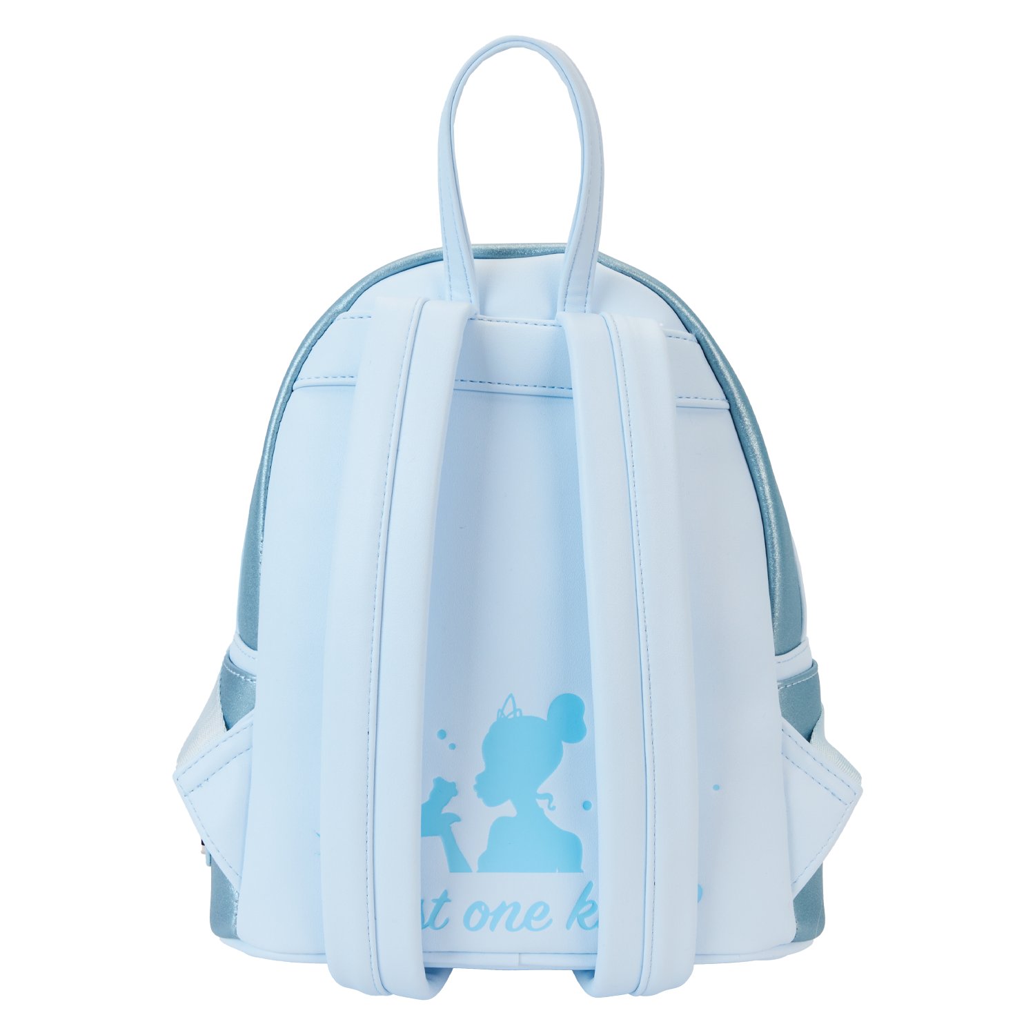 The Princess and the Frog Tiana Blue Gown Glitter Cosplay Mini Backpack - Image 3