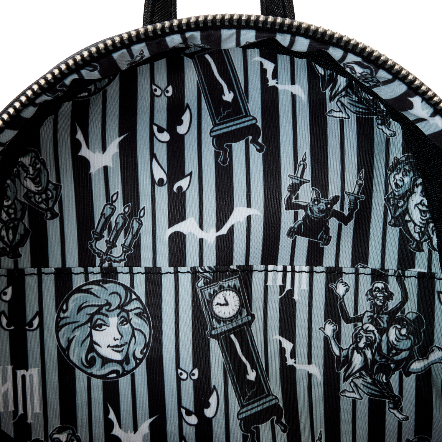 The Haunted Mansion Gargoyle Wallpaper Light Up Glow Mini Backpack - Image 11