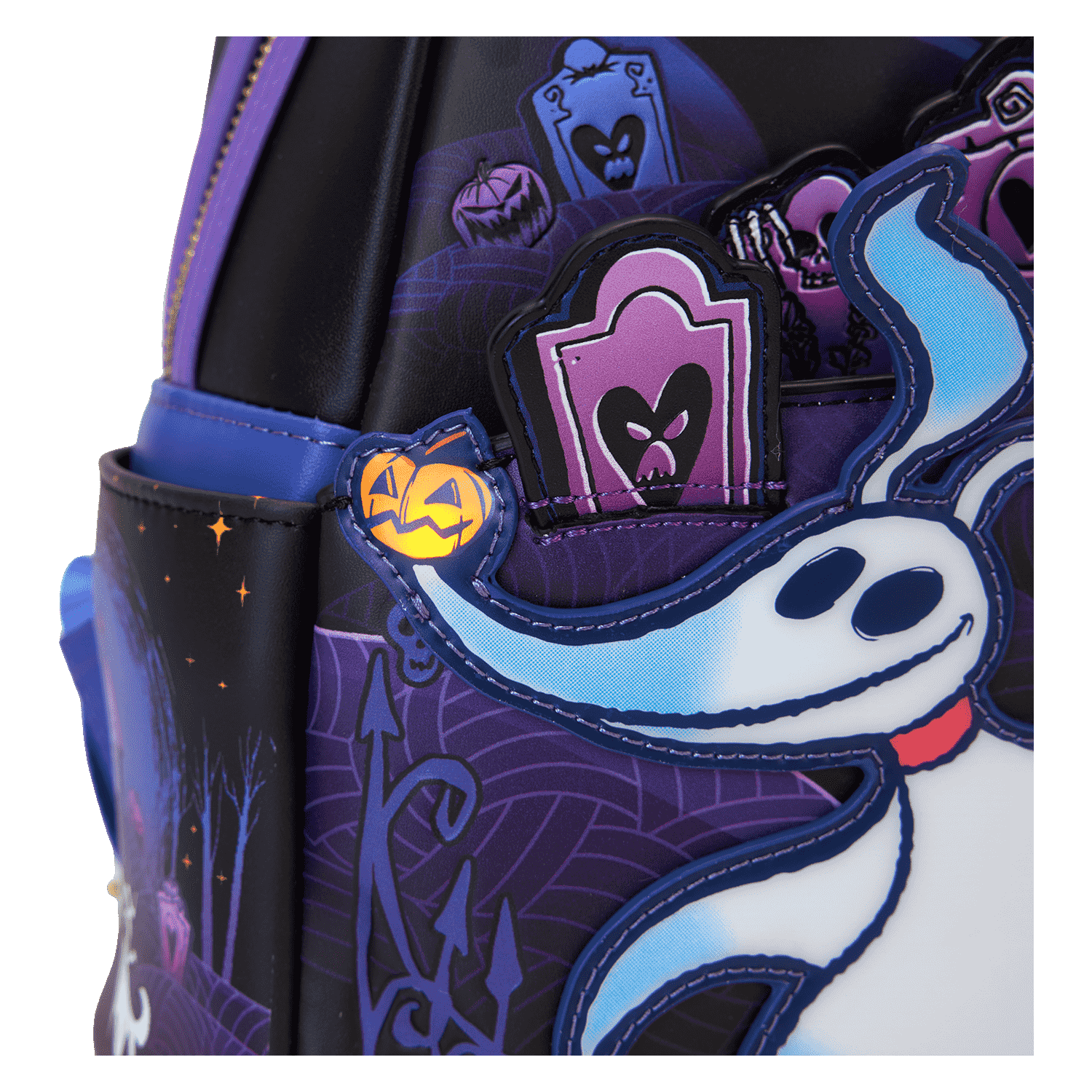The Nightmare Before Christmas Zero Graveyard Light Up Mini Backpack - Image 6