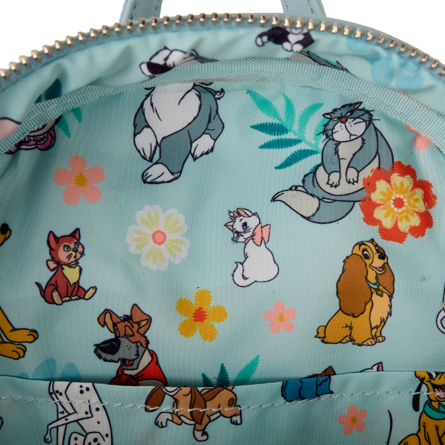 Disney Dogs & Cats Floral Fringe Mini Backpack - Image 9