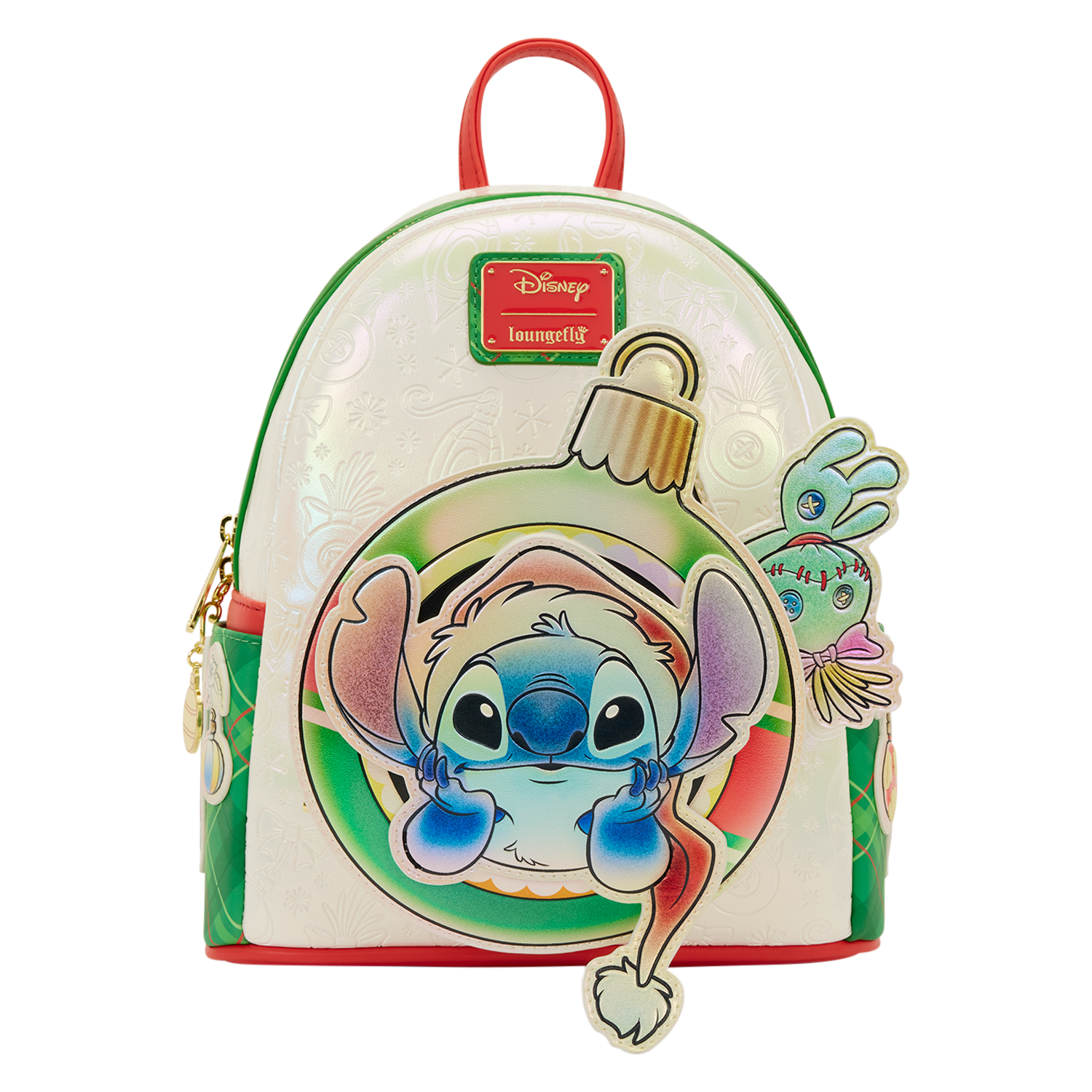 Stitch & Scrump Iridescent Holiday Ornament Mini Backpack - Image 6