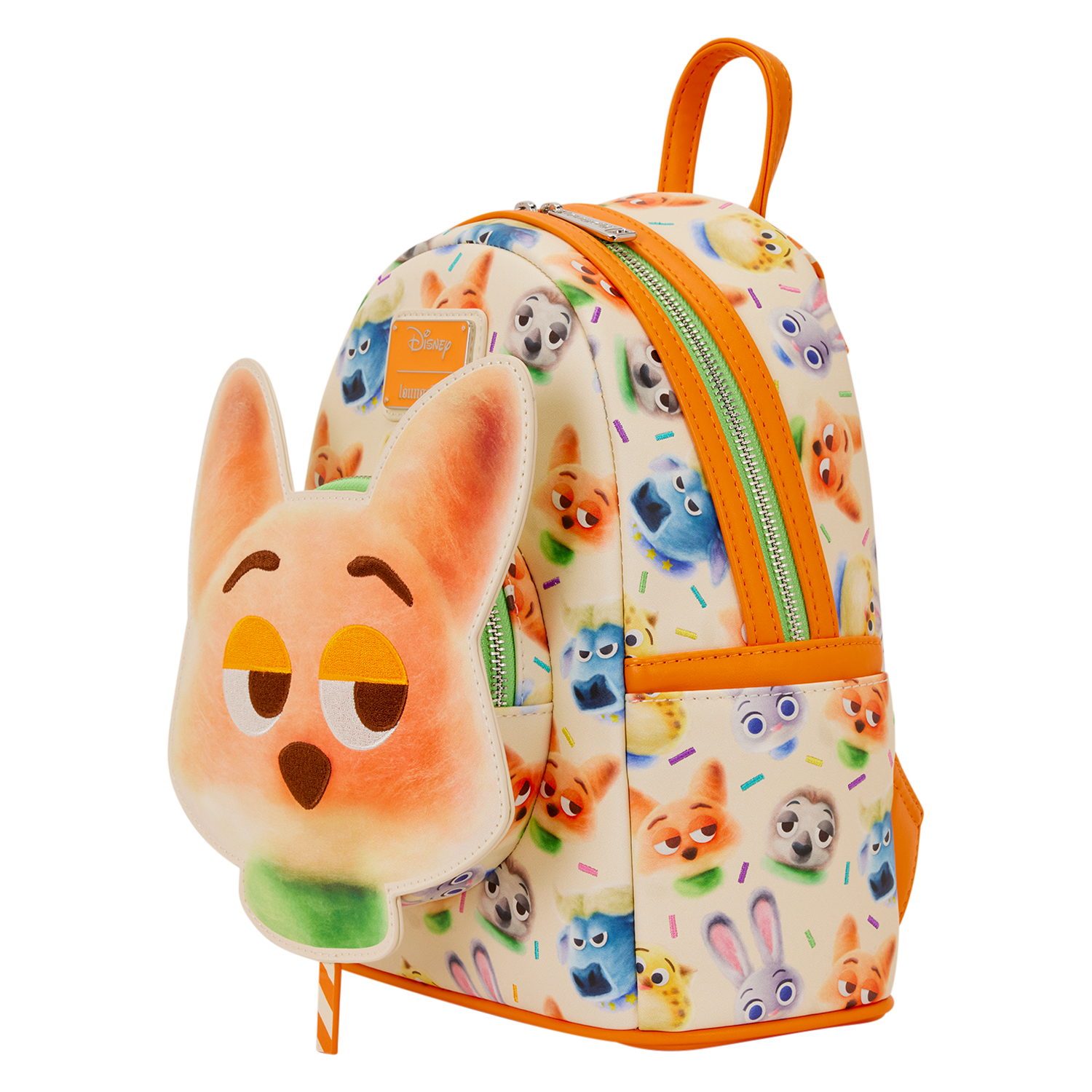 Zootopia 2 Nick Wilde Cotton Candy Cosplay All-Over Print Mini Backpack - Image 5