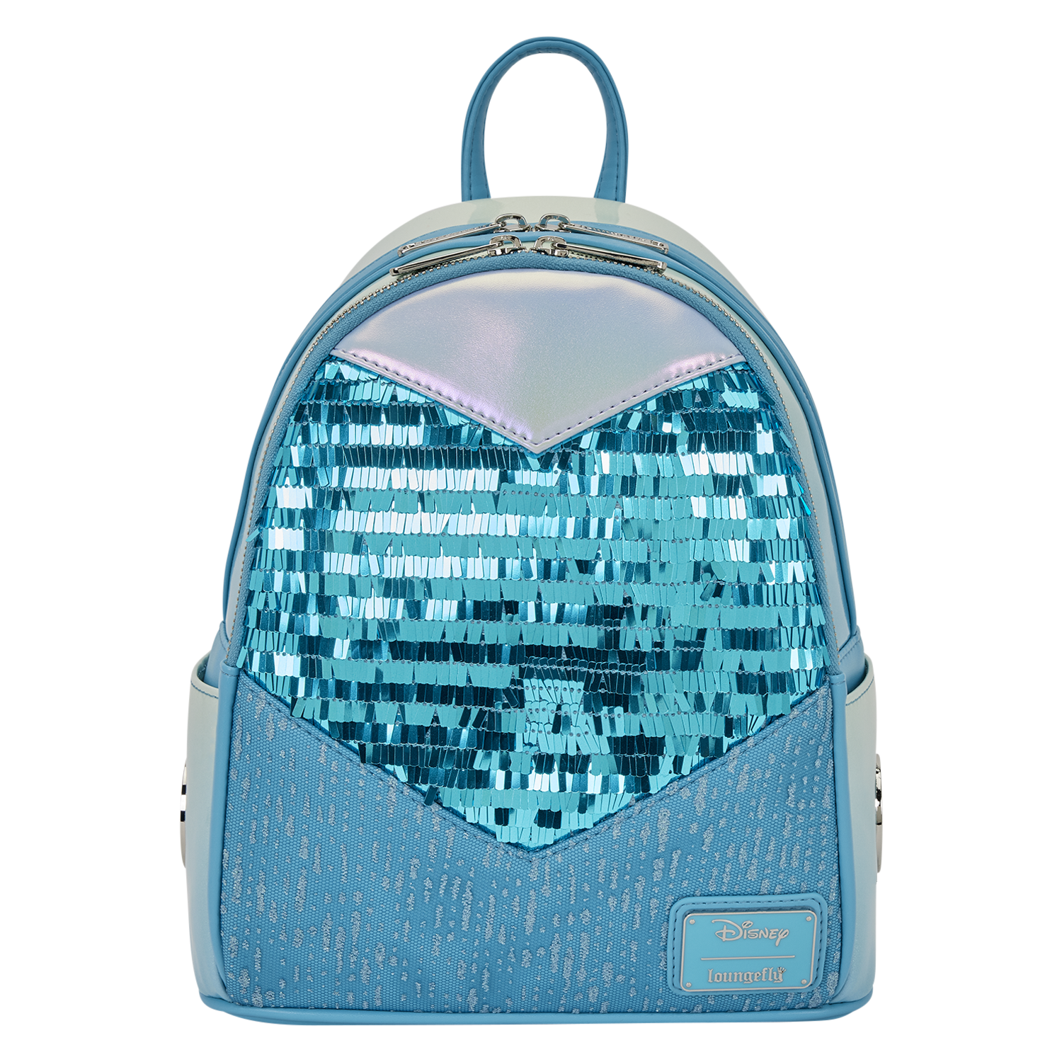 Frozen Elsa Glitter Sequin Cosplay Mini Backpack