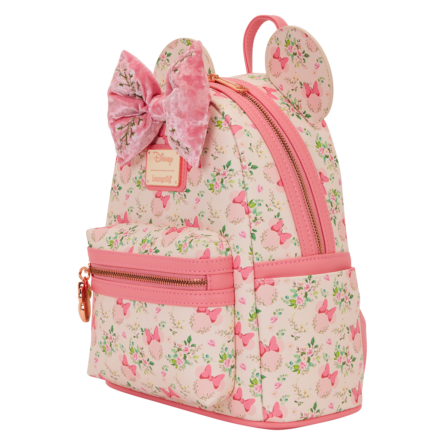 Minnie Mouse Floral All-Over Print Mini Backpack - Image 5