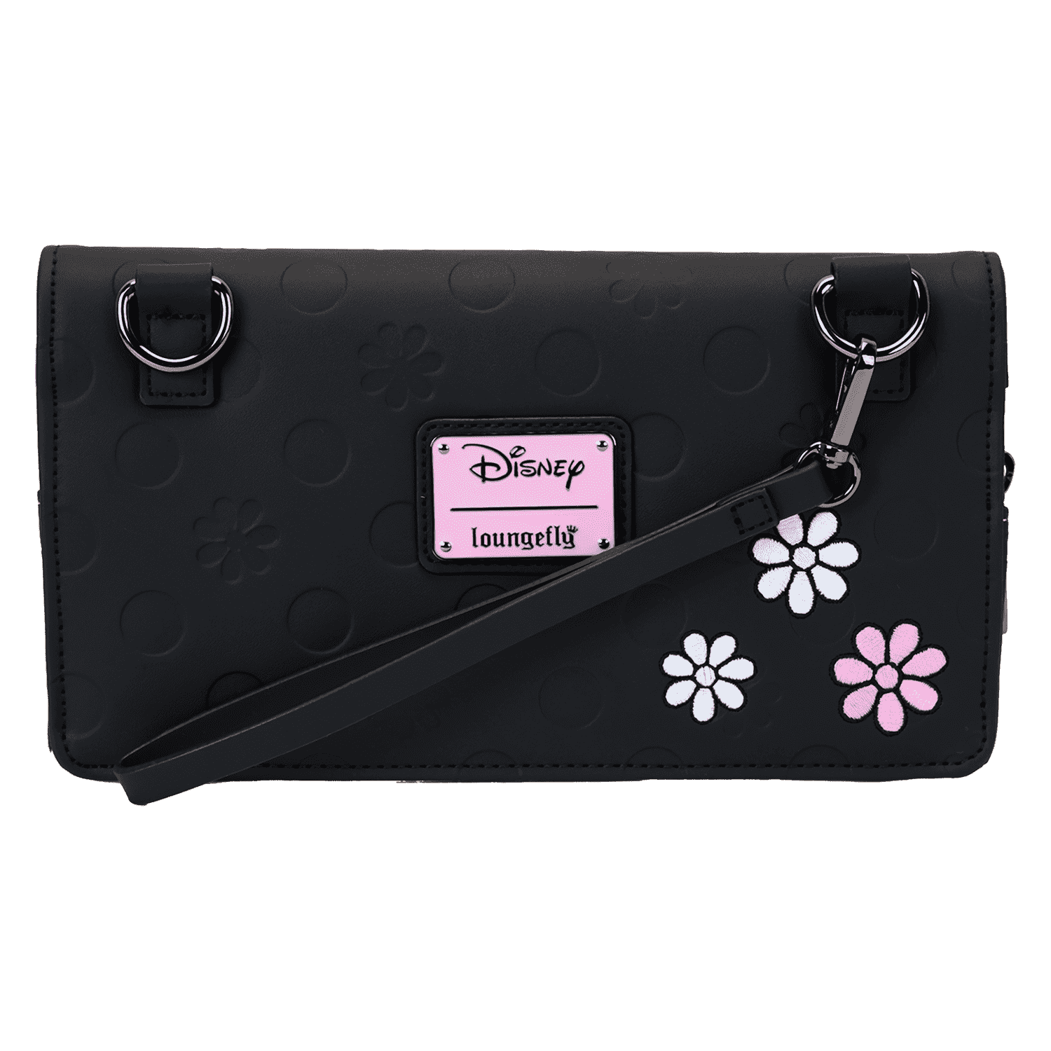 Minnie Mouse Floral Rock The Dots Clutch Crossbody Bag - Image 6