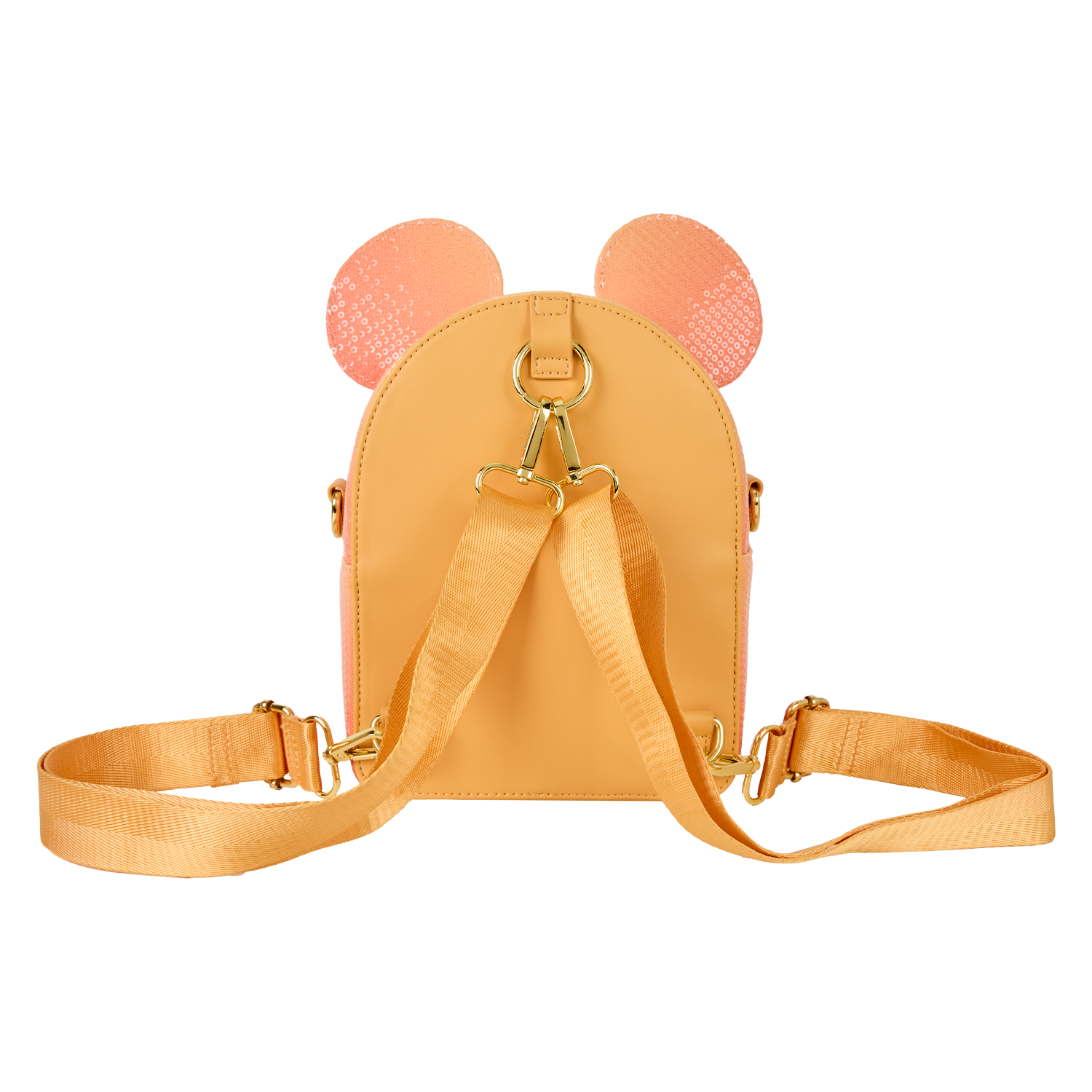 Mickey Mouse Glitter Sequin Convertible Mini Backpack & Crossbody Bag - Image 4