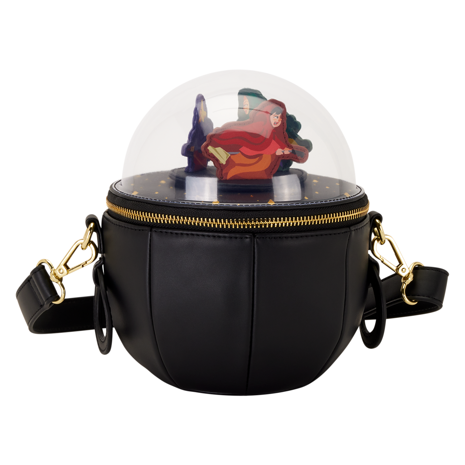 Hocus Pocus Sanderson Sisters Flying Dome Figural Crossbody Bag - Image 3