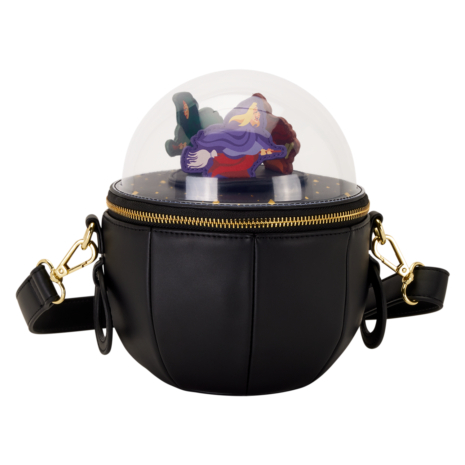 Hocus Pocus Sanderson Sisters Flying Dome Figural Crossbody Bag - Image 4