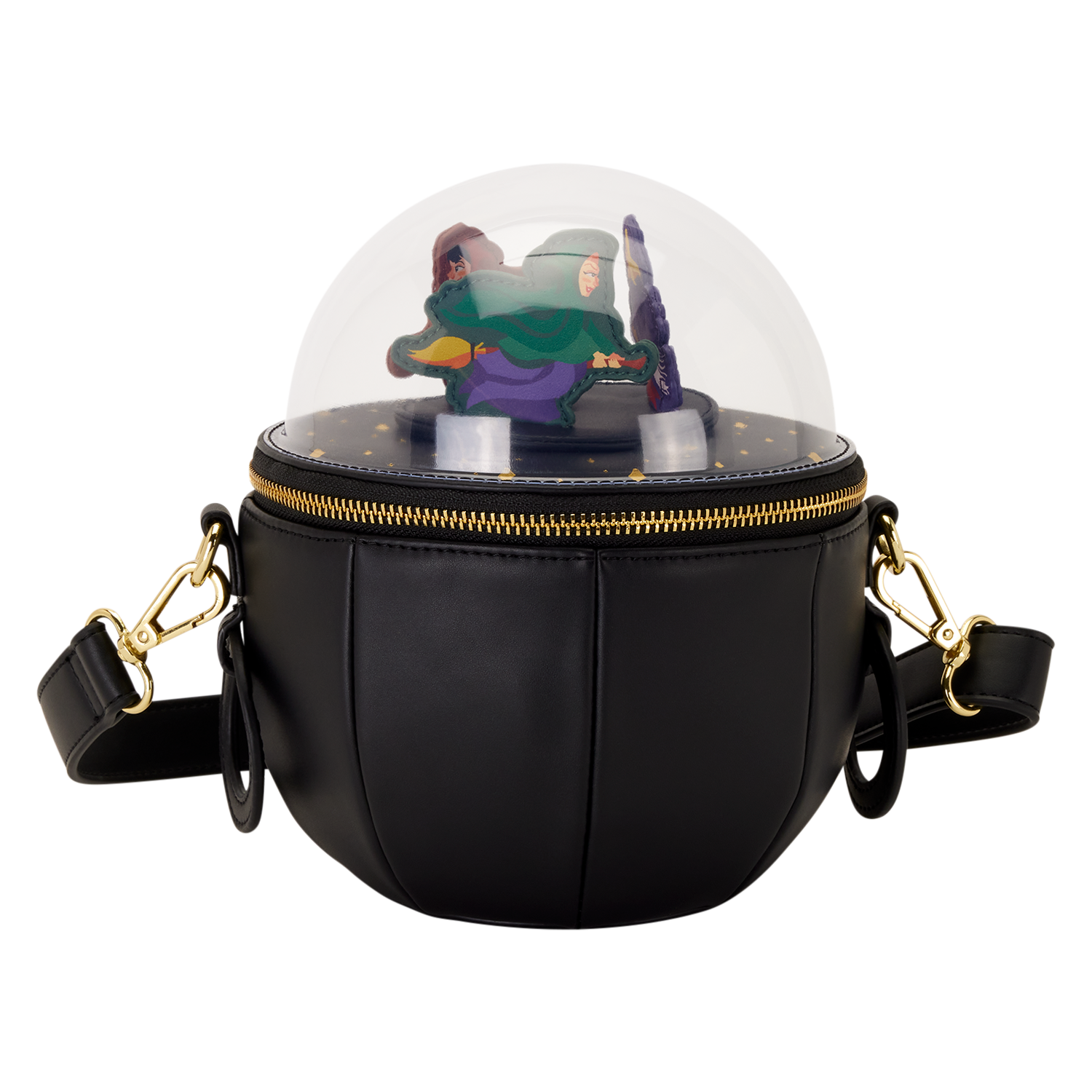 Hocus Pocus Sanderson Sisters Flying Dome Figural Crossbody Bag - Image 5