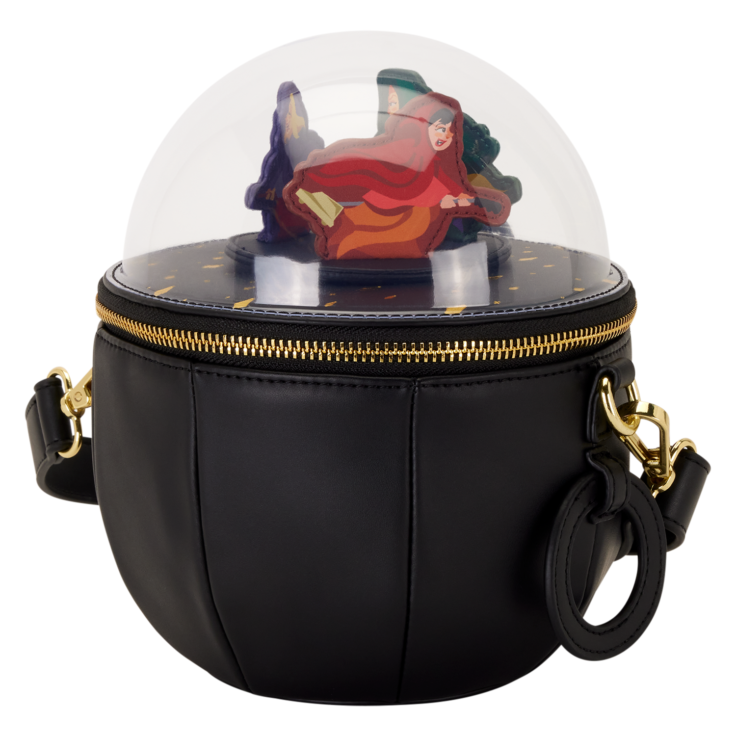 Hocus Pocus Sanderson Sisters Flying Dome Figural Crossbody Bag - Image 6