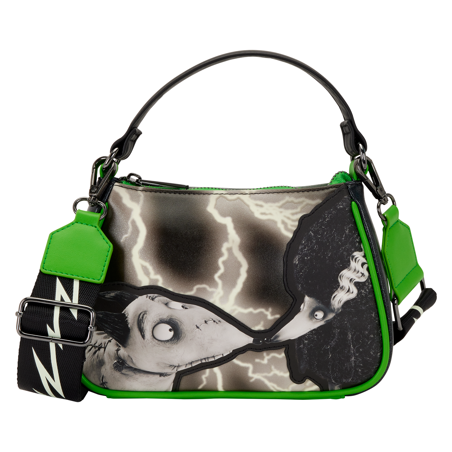 Frankenweenie Sparky & Persephone Glow Crossbody Bag
