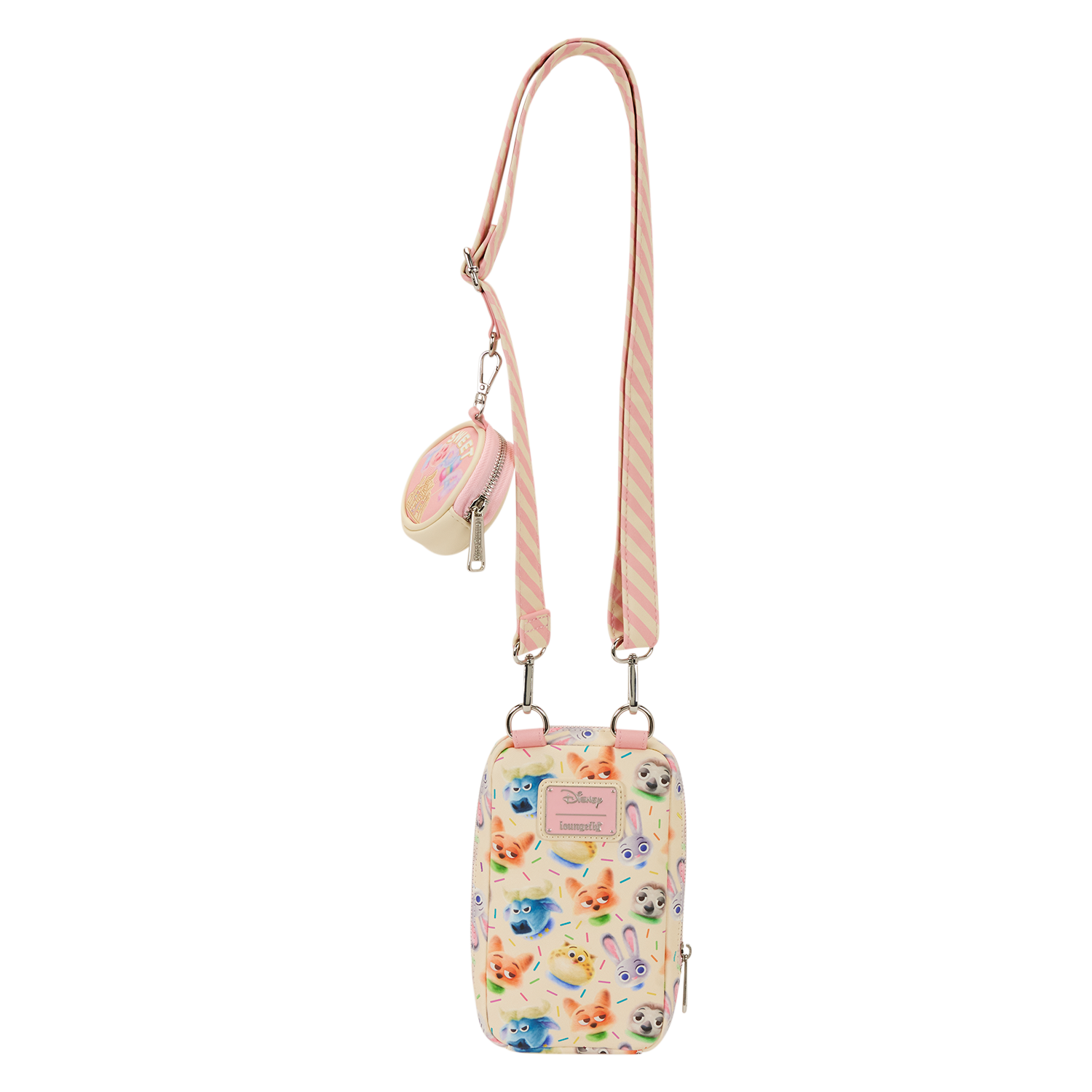 Zootopia 2 Judy Hopps Cotton Candy Cosplay Cell Phone Crossbody Bag with Coin Bag - Image 5