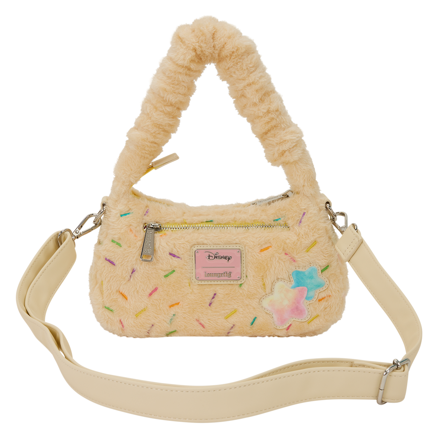 Zootopia 2 Officer Clawhauser Cotton Candy Plush Cosplay Crossbody Bag - Image 5