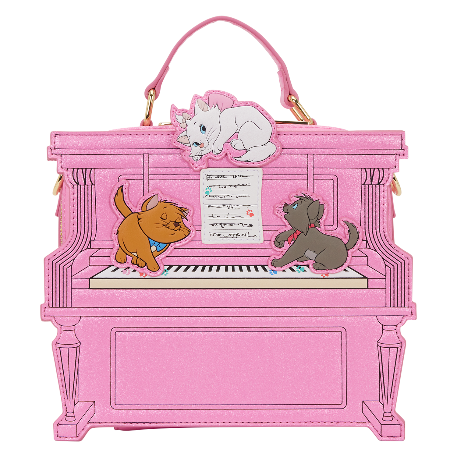 The Aristocats Figural Piano Crossbody Bag