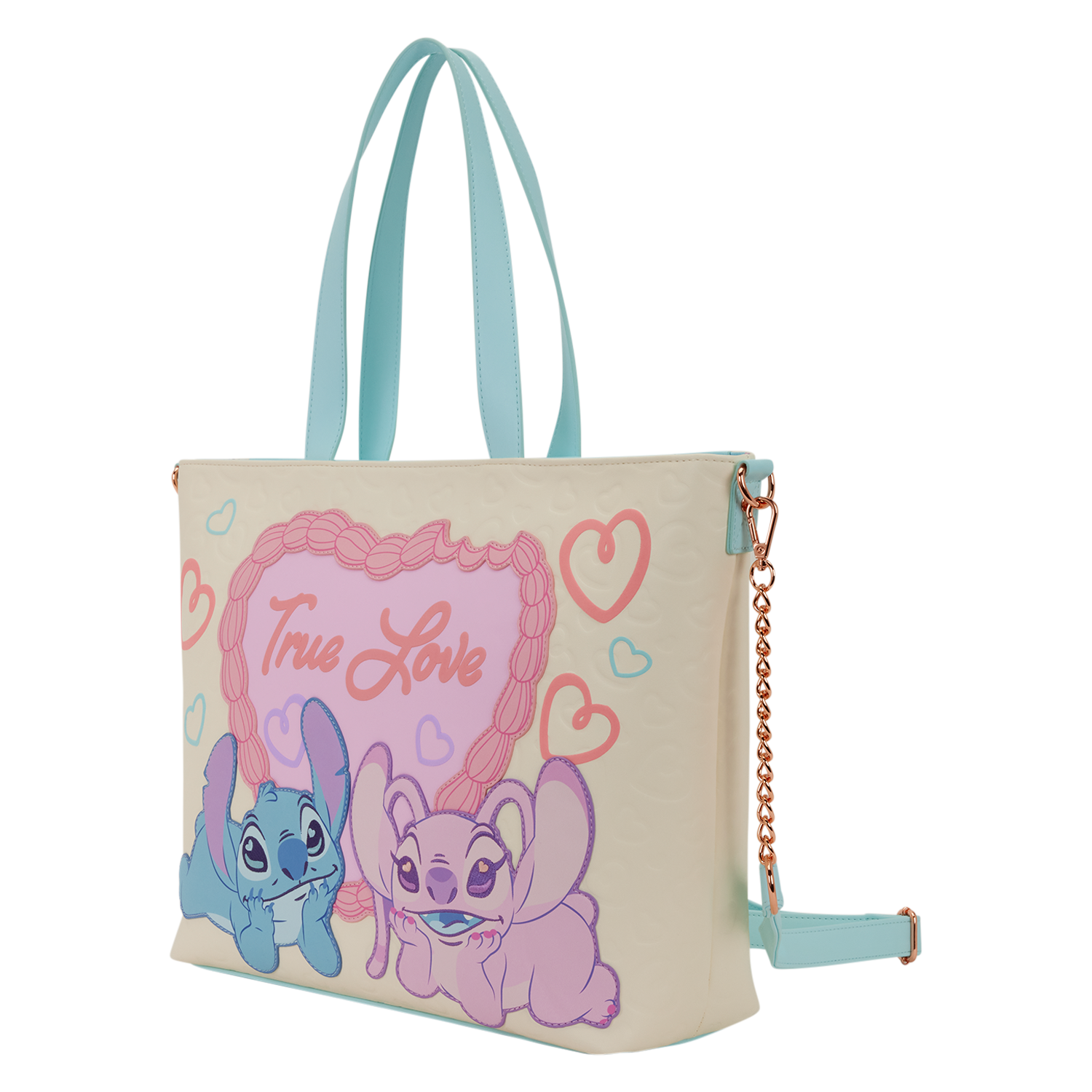 Stitch & Angel True Love Tote Crossbody Bag - Image 6