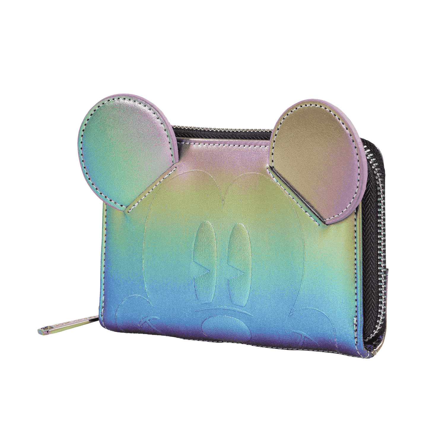 Mickey Mouse Exclusive Oil Slick Iridescent Cosplay Zip Around Wallet - Image 3