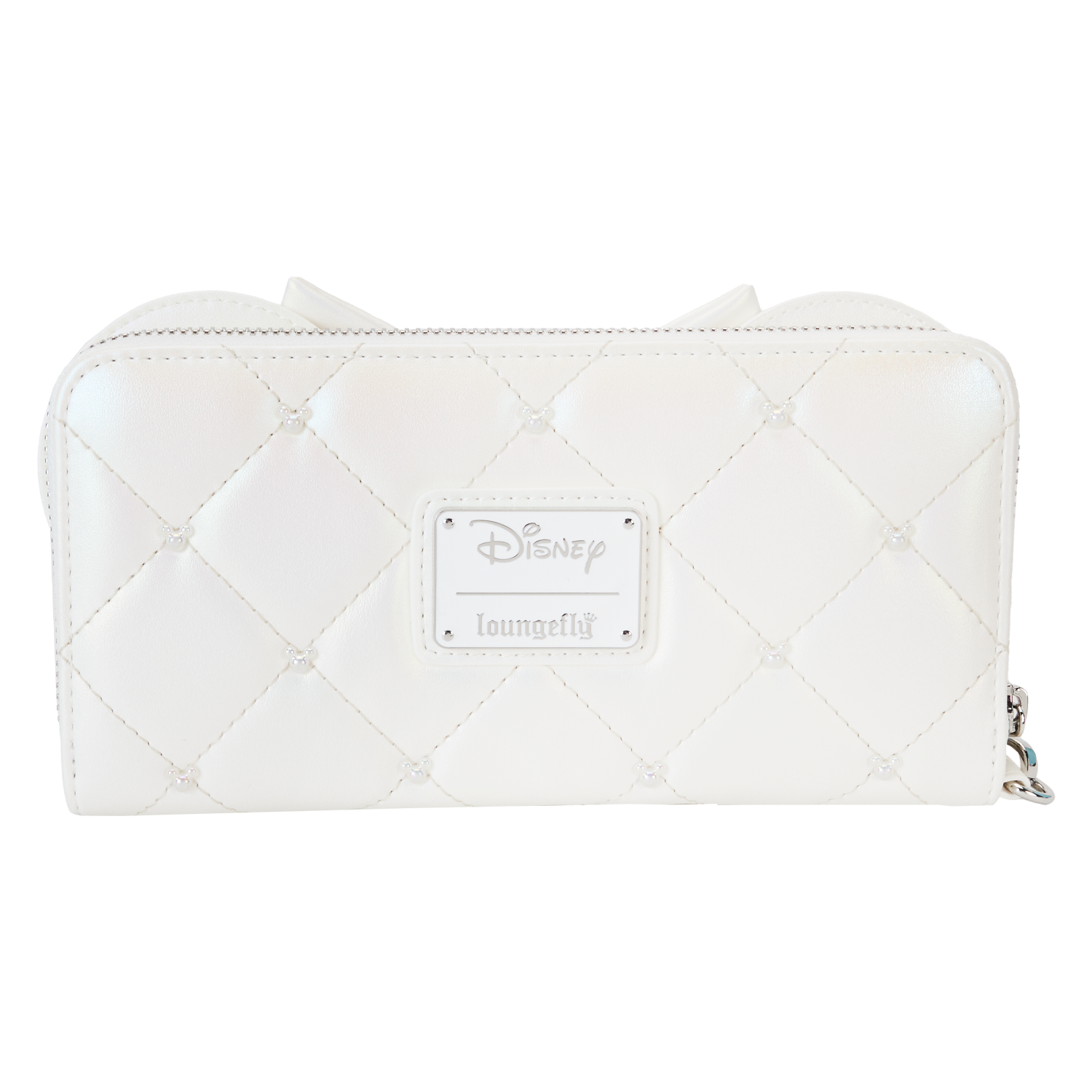 Minnie Mouse Iridescent Wedding Zip Around Wristlet Wallet - Image 5