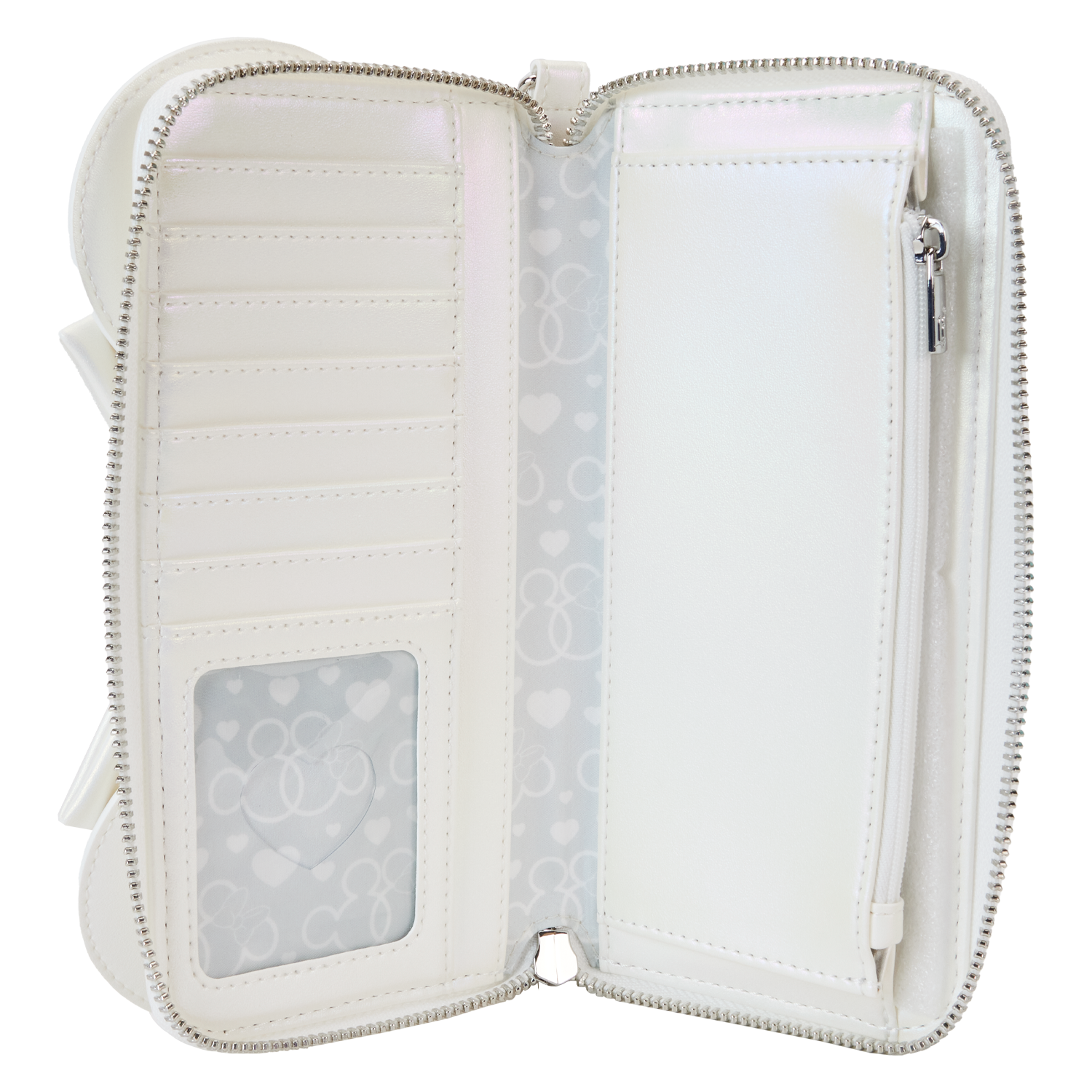 Minnie Mouse Iridescent Wedding Zip Around Wristlet Wallet - Image 6