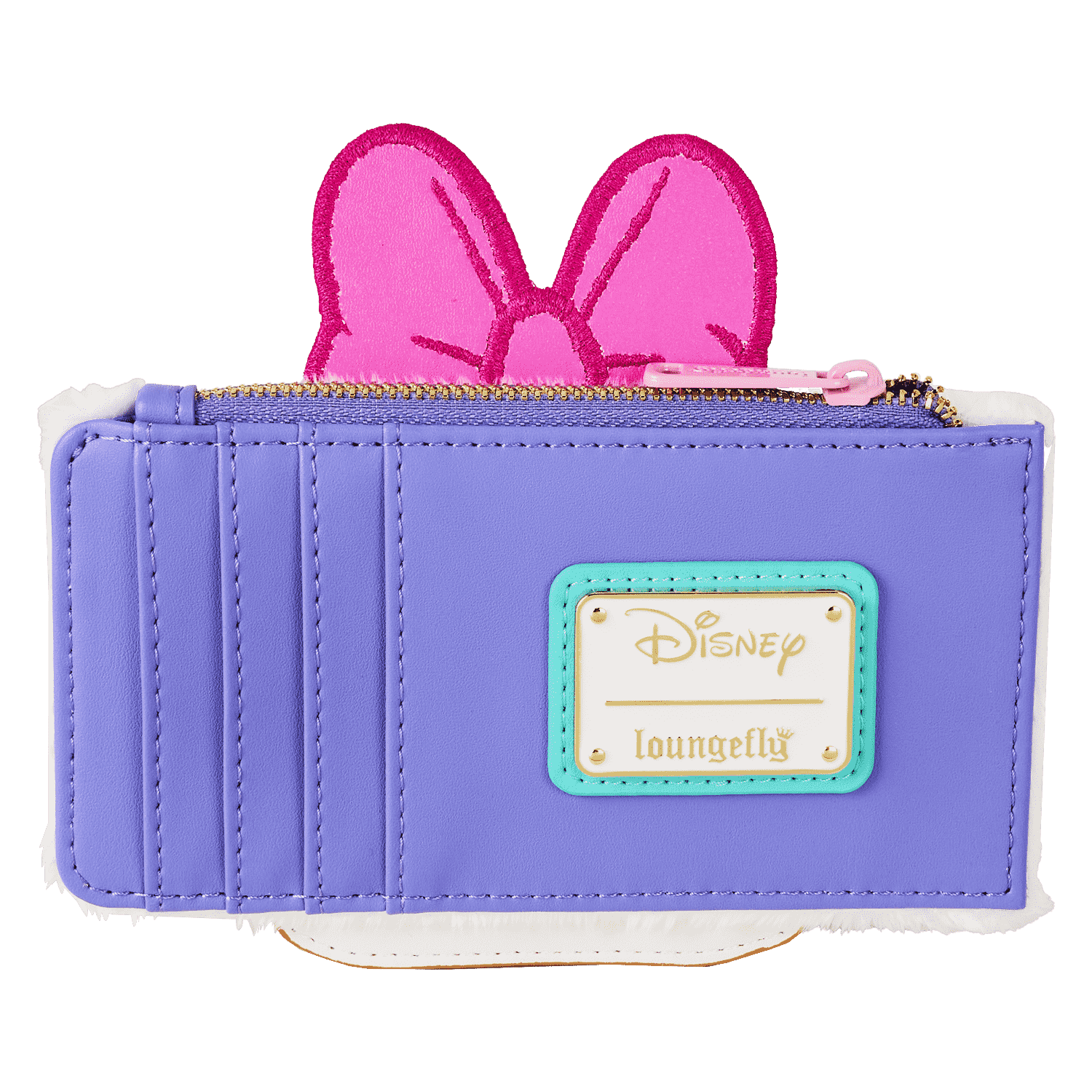 Daisy Duck 85th Anniversary Sequin Plush Cosplay Large Card Holder - Image 3