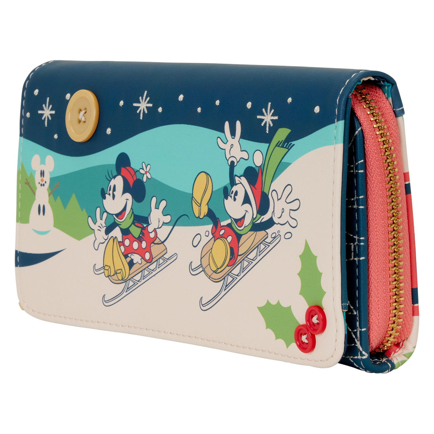 Mickey & Minnie Holiday Wristlet Wallet - Image 4