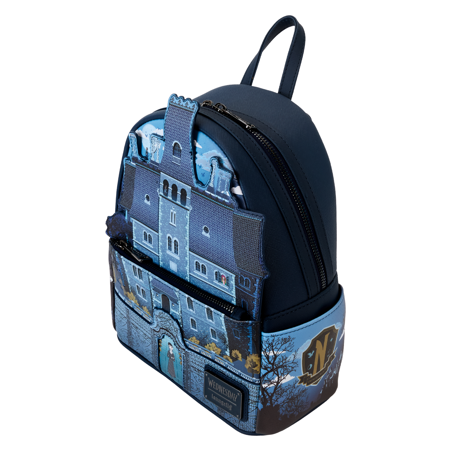 Wednesday Nevermore Academy Castle Glow Mini Backpack - Image 6