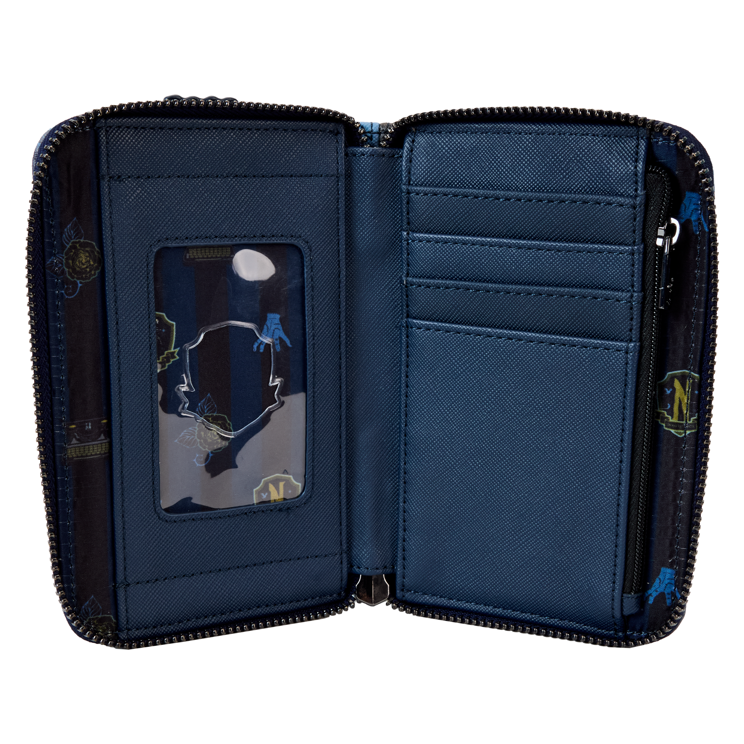 Wednesday Nevermore Academy Castle Zip Around Wallet - Image 5